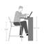 Tabouret de bar 28,74 po Ontario-1557882807