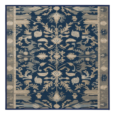  Washable Nordic Shore Coastal Area Rug