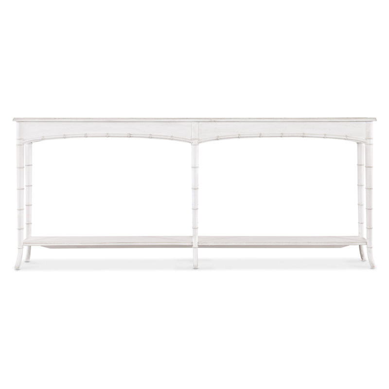 Charleston White 80'' Coastal Rectangular Console Table