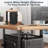PUTORSEN Black Under Desk PC Mount for Mid & Mini-Tower Cases
