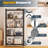 5-Tier Foldable Metal Shelving Unit With Lockable Wheels, No Assembly Required, Heavy Duty Rolling Storage Rack For Garage, Kitchen & Pantry – Gray-1239232237