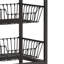 Étagère de rangement polyvalente, avec armoire à tiroirs et deux paniers de rangement, pour le salon, le bureau à domicile, la cuisine - H 46,85 po x l 31,69 po x P 13,19 po