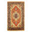 Piret Oriental Area Rug in Rust