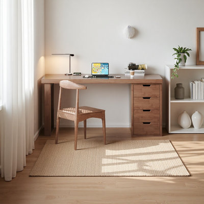 Bureau d'étude en bois d'hévéa massif