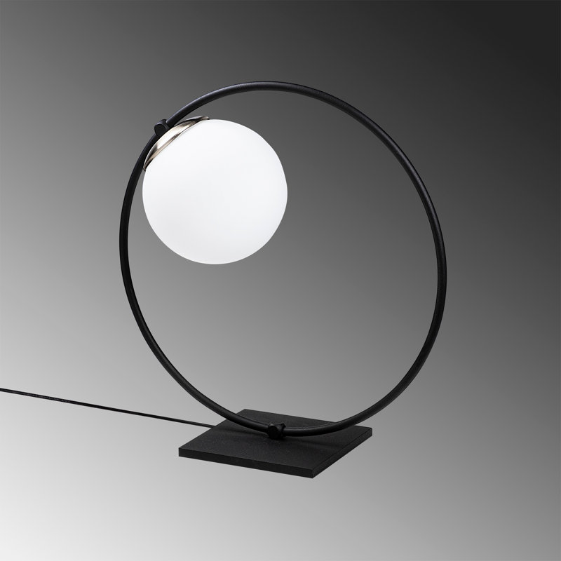 Lampe de table noire 12,6 "Dmitri
