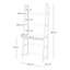 LINDHOLM ladder desk with shelves