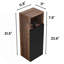 Armoire décorative, armoire flottante de salle de bain, armoire de rangement murale