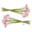 Lys de Calla artificiel 24 pièces avec tiges - Fleurs artificielles pour décoration intérieure-1981635183