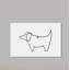 Simple contour de chiot-reproduction d’art-542118540-542230839
