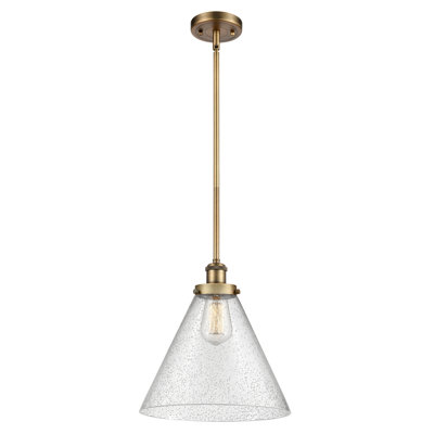 Luminaire suspendu conique à 1 lumière Gelinas