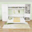 Lit escamotable Elegance avec rabat latéral avec tiroirs et tablettes-316945397-316945398