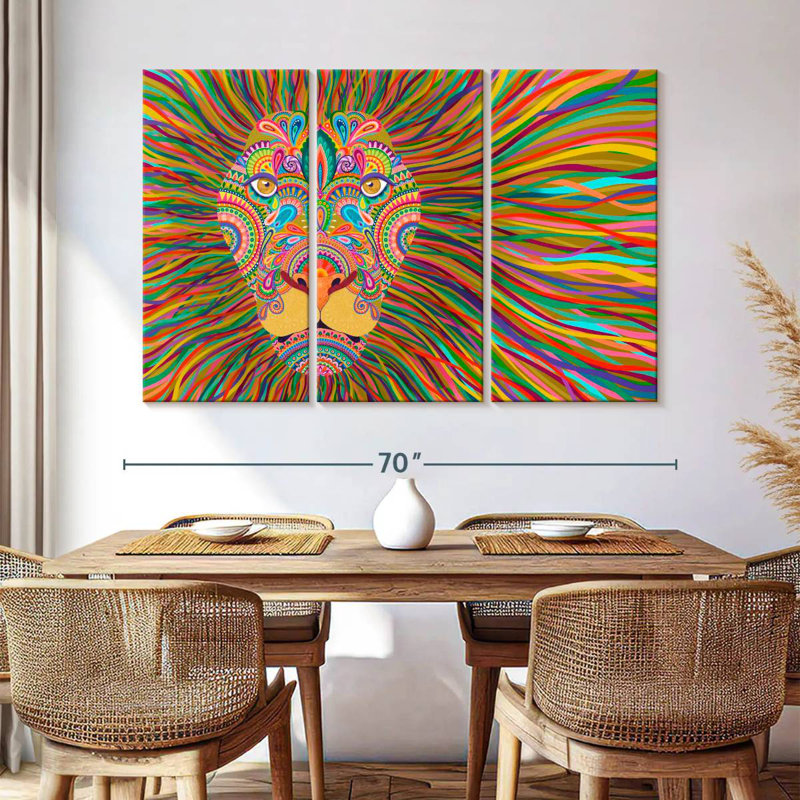 Brampt The King Lion, 42" H x 65" W