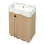 Meuble-lavabo 21,6 po avec lavabo en céramique