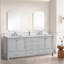 Meuble-lavabo autoportant avec lavabo en céramique-1345004482