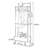 Stainless Steel Coat Rack Saddle Leather-1823503382
