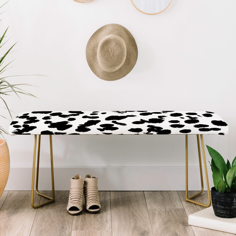 Faux Leather Upholstered Bench