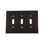 Egg and Dart 3-Gang Toggle Light Switch Wall Plate