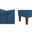 Banc de rangement en tissu