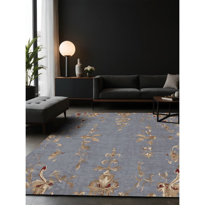 Tapis rose soyeux et moelleux