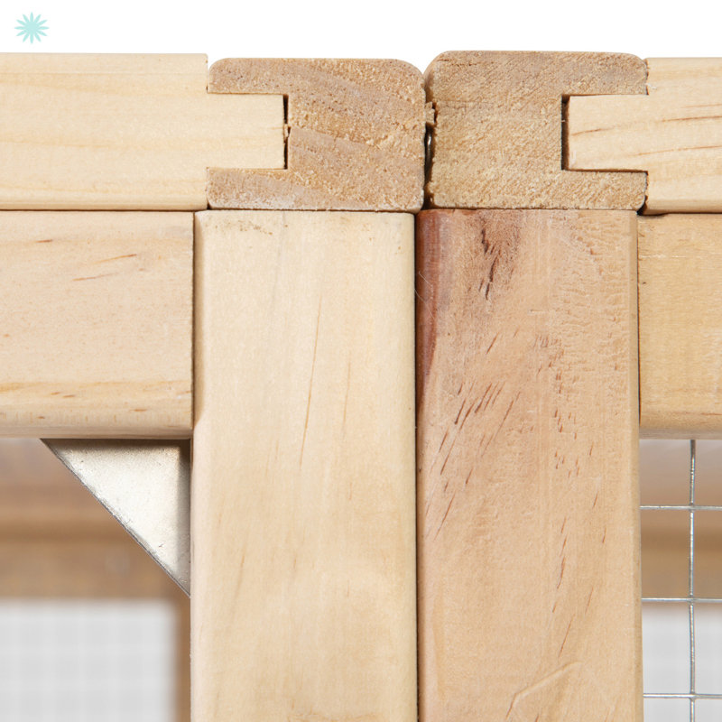 Enclos d'extérieur pour chat, maison de chat avec plateformes, Bois robuste