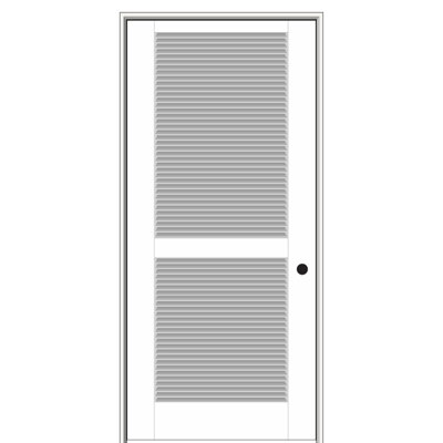 Porte à persiennes à persiennes en bois manufacturé