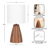 Ciji Modern Scalloped Bedside Table Lamp