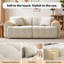 2 Seater Fabric Corner Sectional-128842350
