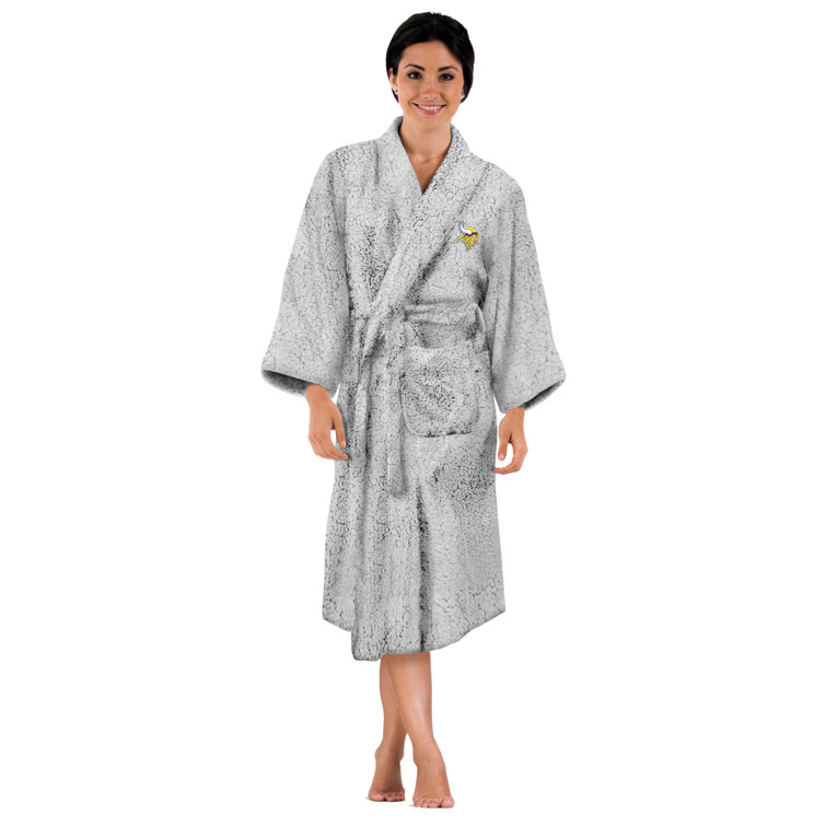 NFL Embroidered Team Logo Terry Cloth Bathrobe 