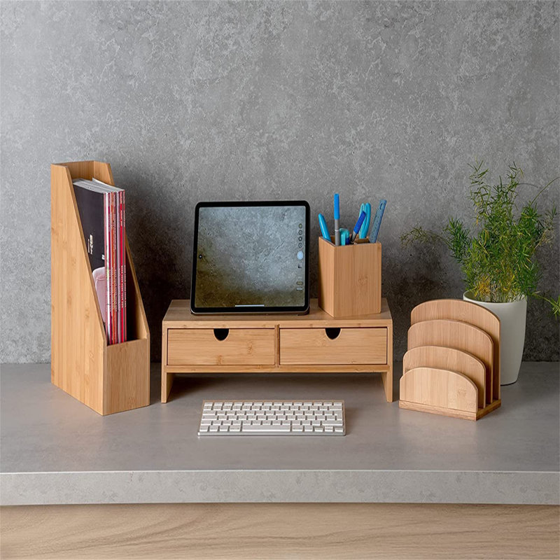 Bamboo Monitor Stand