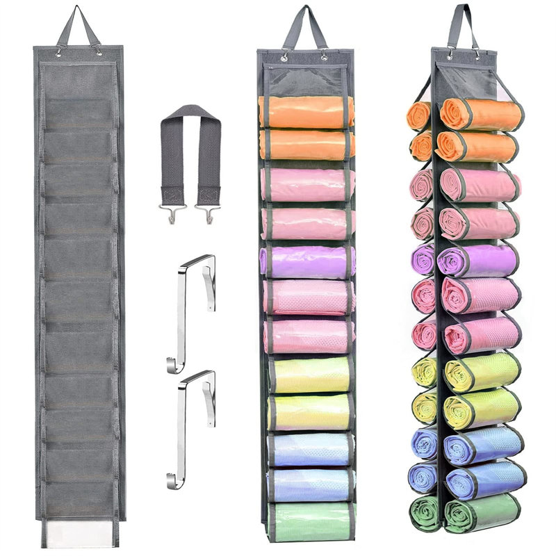 Nedda Fabric Closet System, Gray