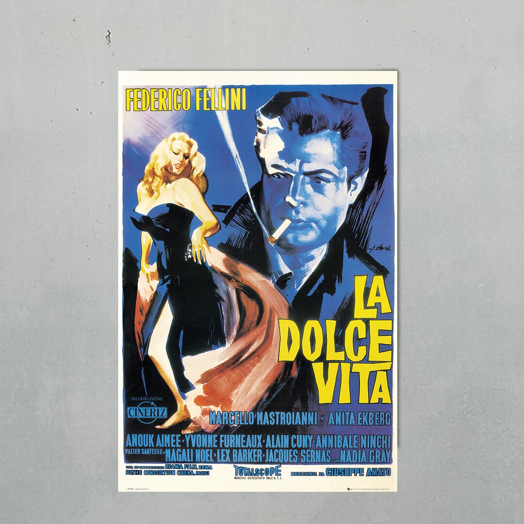 Poster La Dolce Vita, Retro-Werbung