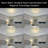 12 Inch White LED Flush Mount Ceiling Light, Multi-Purpose Light Fixture, 5 CCT Adjustable Color Temperature, Dimmable 1200 Lumen