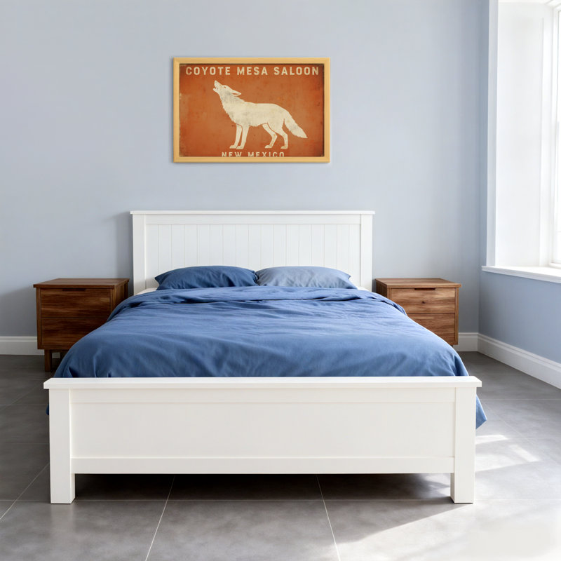 Animaux Coyote Mesa Saloon, Nouveau-Mexique, Wrapped Canvas, Ne s’applique pas, H 24 po x l 36 po