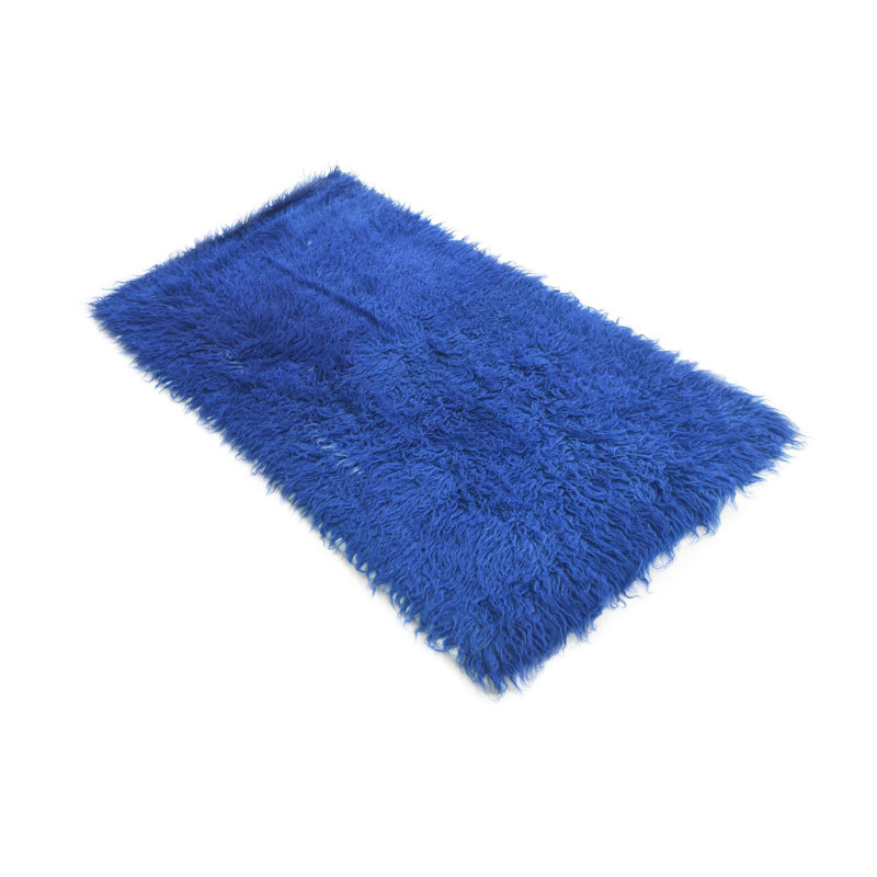4 Ft Rectangle Pinson Blue Rug