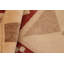 Tapis bourgogne / brun en laine noué à la main 8 pi 2 po x 9 pi 9 po Eveloe