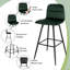 Enrique Upholstered Counter Stool with Metal Frame-1341748184