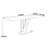 Modern simple rectangular household dining table-102381903
