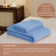Ultra Soft 3-Piece Dyed Duvet Cover Set With Pillowcases-115637600-115637599