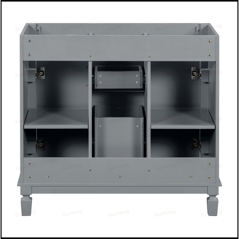 Meuble-lavabo de 36 pouces seulement, Gris