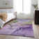 Premium Machine Washable Cerrito AMF521 Purple Rug