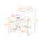 Meuble-lavabo compact avec lavabo prÃ©-percÃ© et nombreux rangements