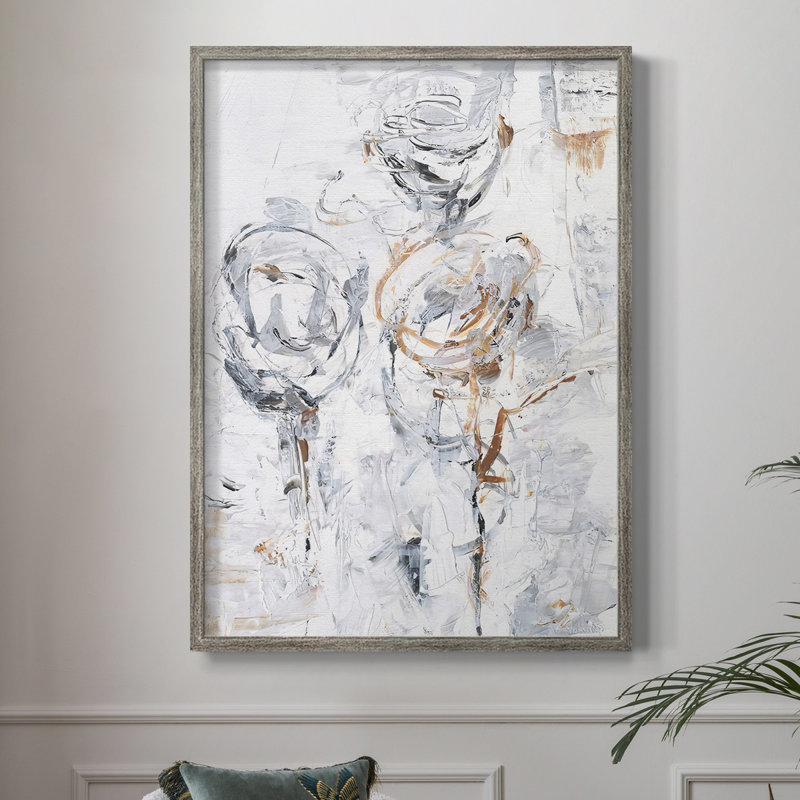 Printemps, fleurs sauvages I, reproduction encadrée - bois massif, H 15 po x l 12 po