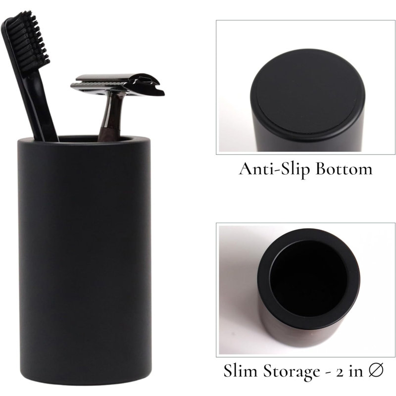 ROUS Hardware Countertop Organizer, Charcoal (Black)