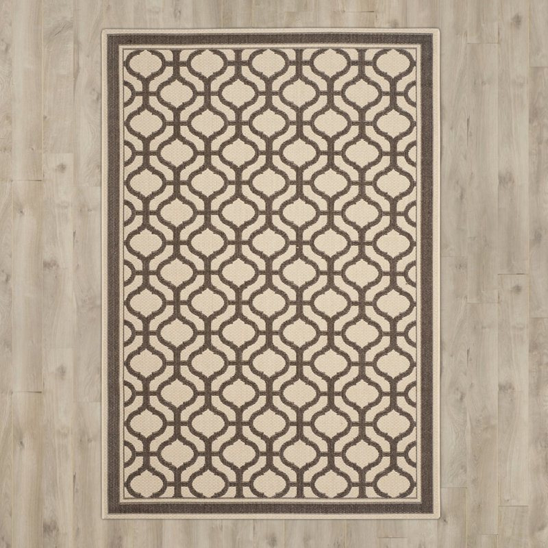 Tapis à motif géométrique Tangier Martha Stewart, Rectangle 4 pi x 5 pi 7 po
