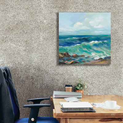 Highland Dunes 'Rocky Beach' by Silvia Vassileva Canvas Wall Art