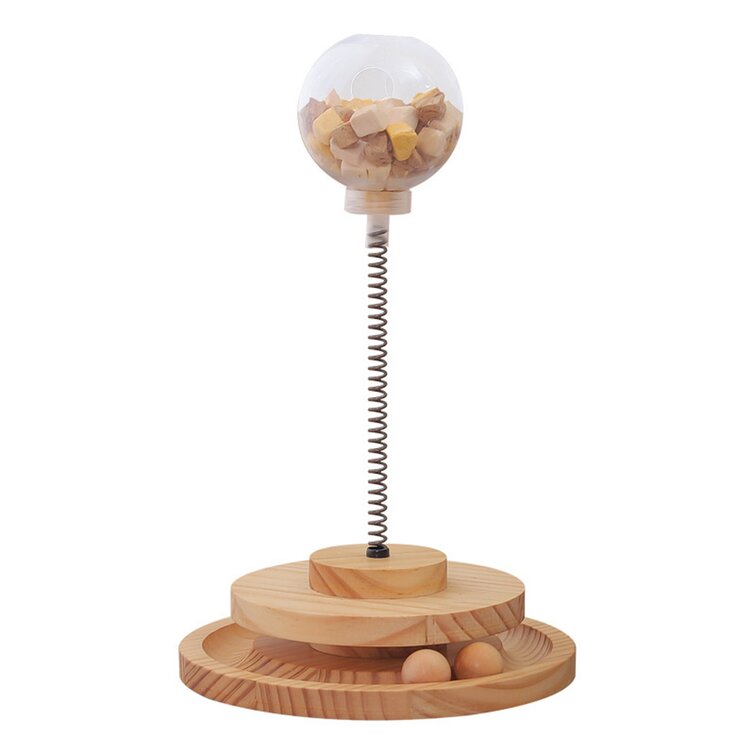 3-Layer Rotating Puzzle Interactive Slow Feeder