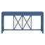 Console de 60 pouces en placage d'acacia avec 4 tiroirs, table de canapé moderne de style campagnard Crisscross pour le rangement du salon | Idée de cadeau-1855654071