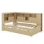 Lit de jour simple avec tablettes, USB et lit gigogne-1105950002