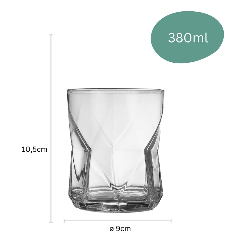 Star glasses 540ml, 380ml