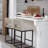 Cindina 26 Inch Fresh Look Upholstered Faux Leather Counter Height Bar Stools With Metal Frame-106360048-124553238